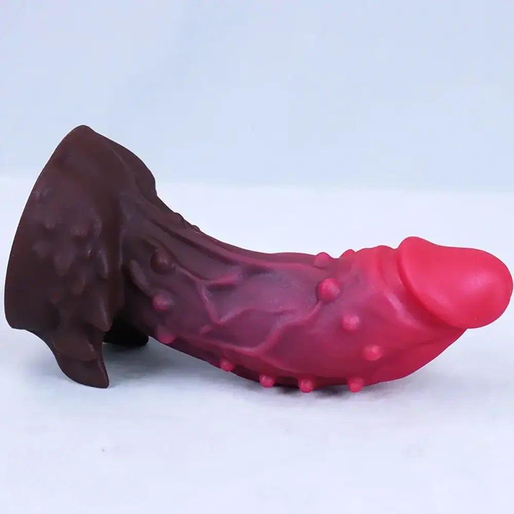 Spiked textured monster fantasy dildo, photo 6
