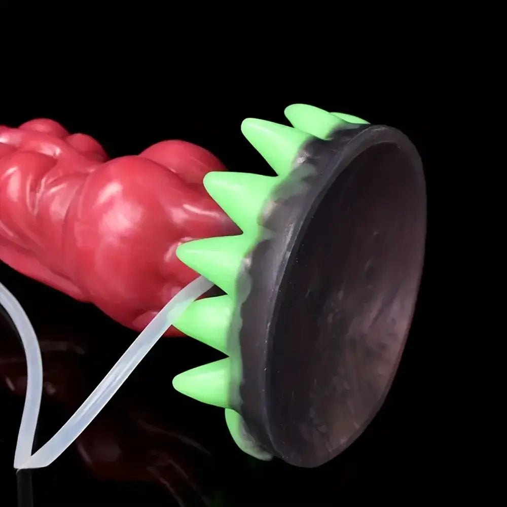 Spiked monster fantasy dildo with ridged texture, photo 6