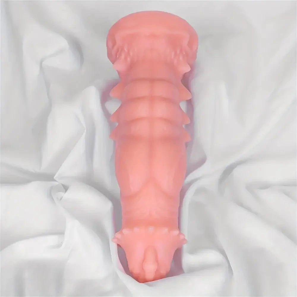Spiked scaled pvc fantasy dildo, photo 13