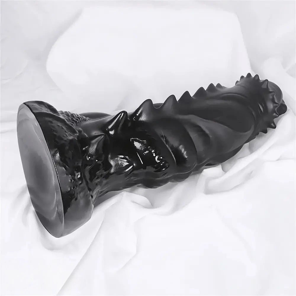 Spiked scaled pvc fantasy dildo, photo 7