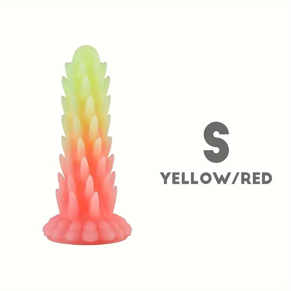 #1 multi color spiked ridged fantasy dildo