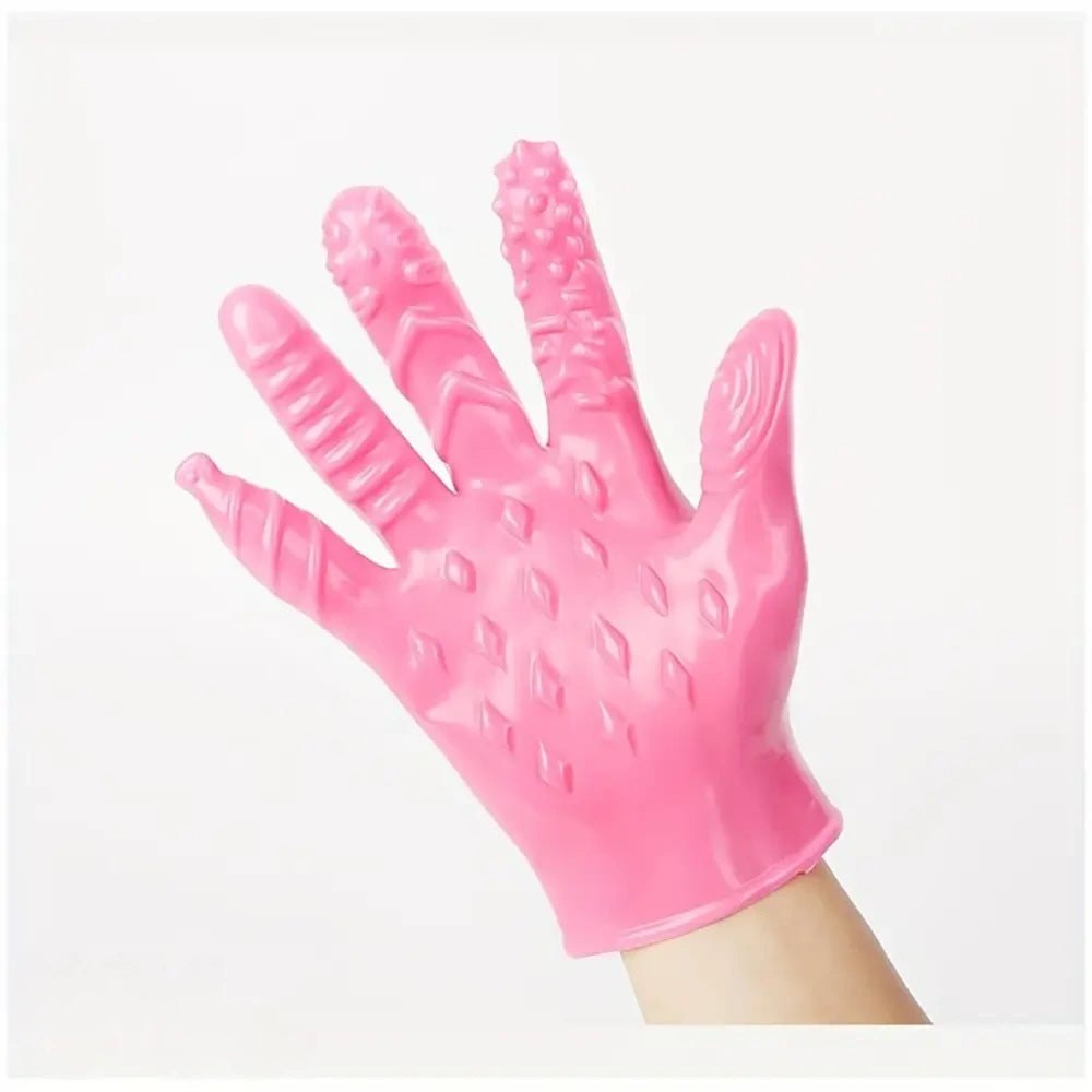 Spiked silicone massage glove, photo 10