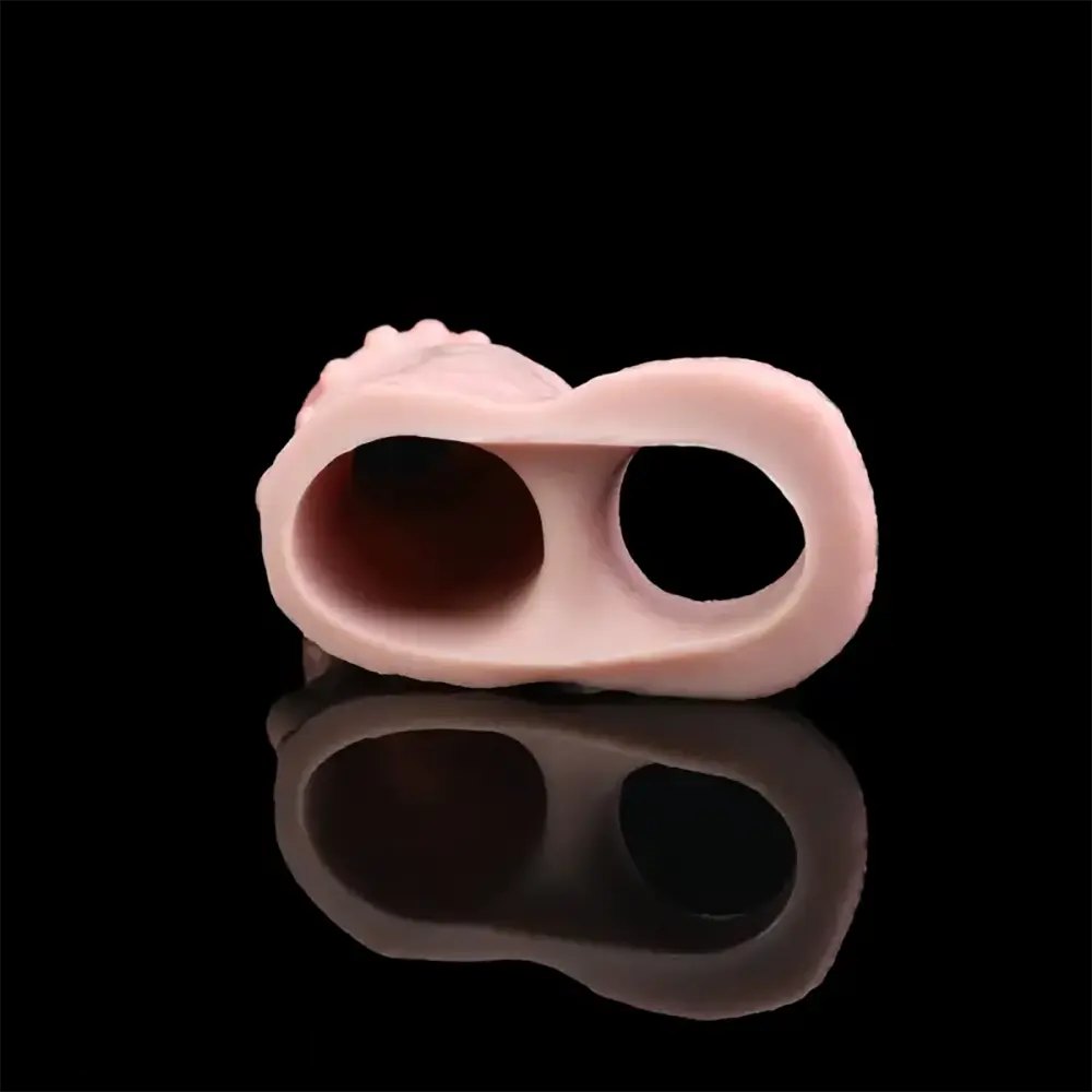 Flesh tone silicone penis sleeve, photo 5