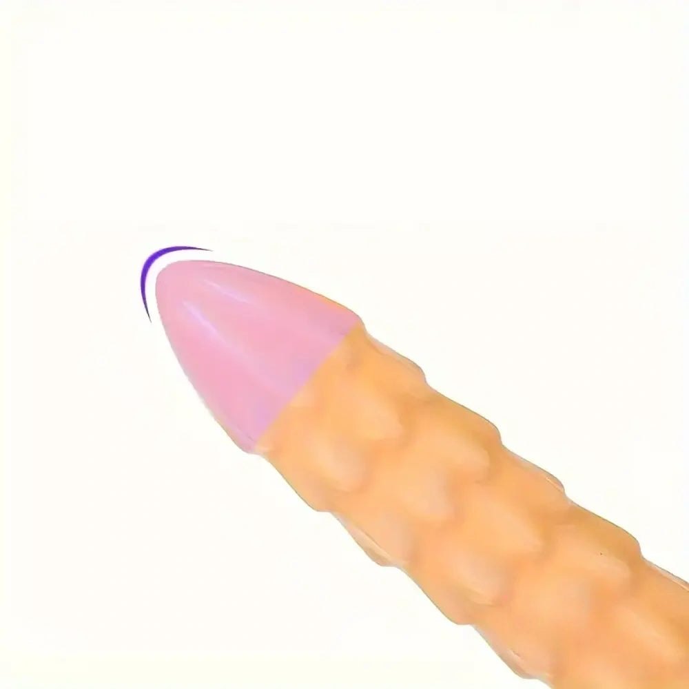 Spiked texture slim anal dildo, photo 3