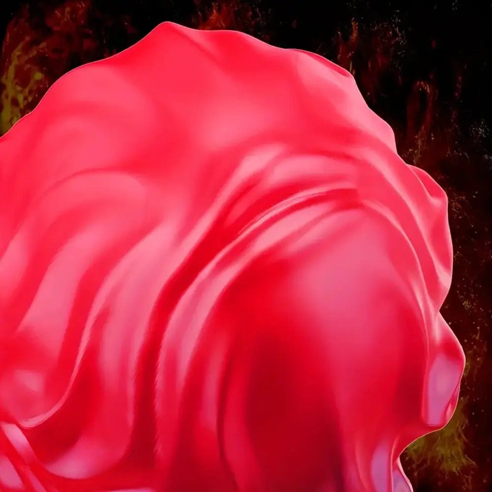 Red spiked tentacle silicone fantasy dildo, photo 11
