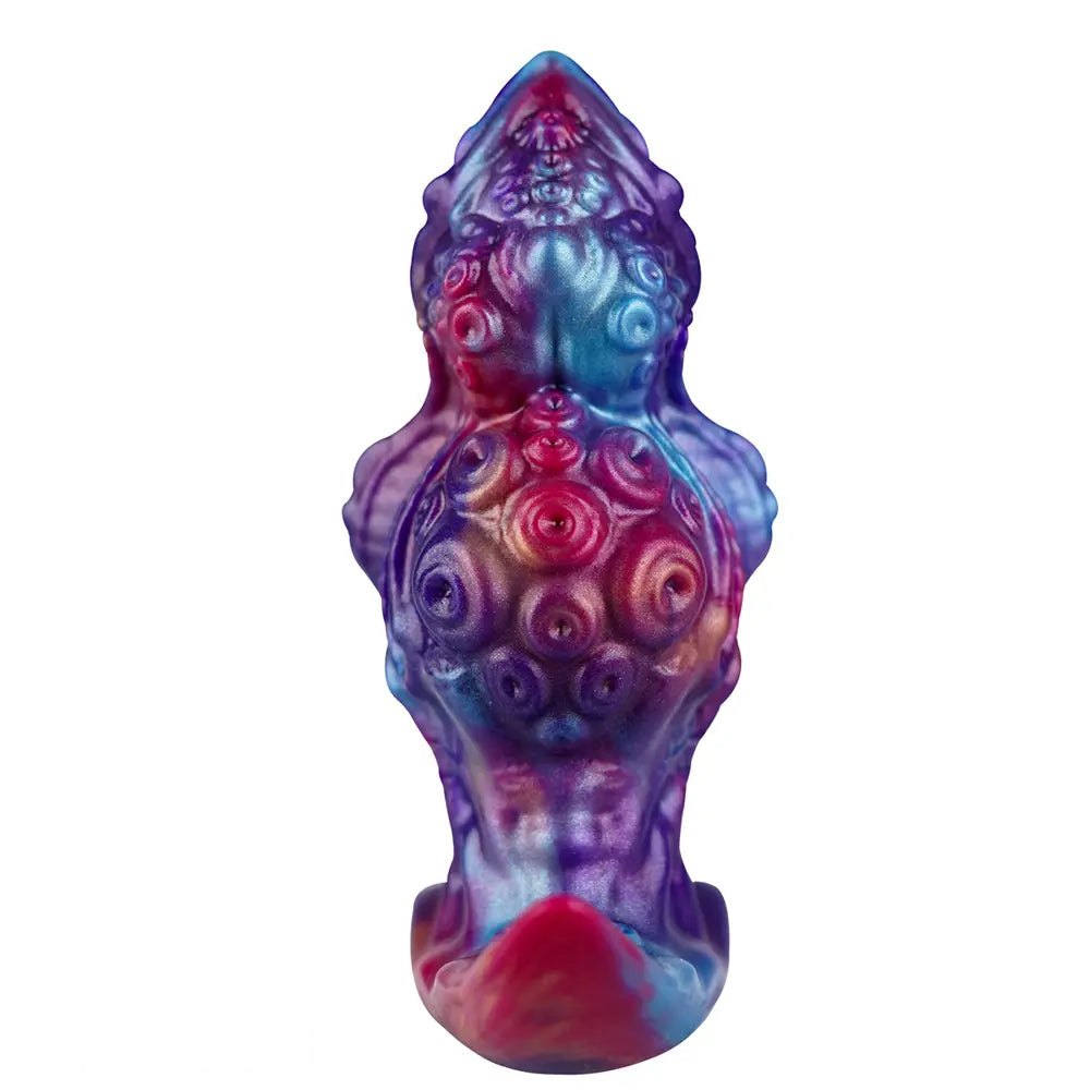 Mixed tone spiked tentacle fantasy dildo, photo 1