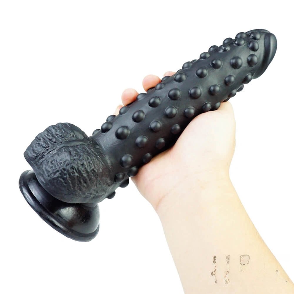 Textured spiked pvc dildo, photo 6