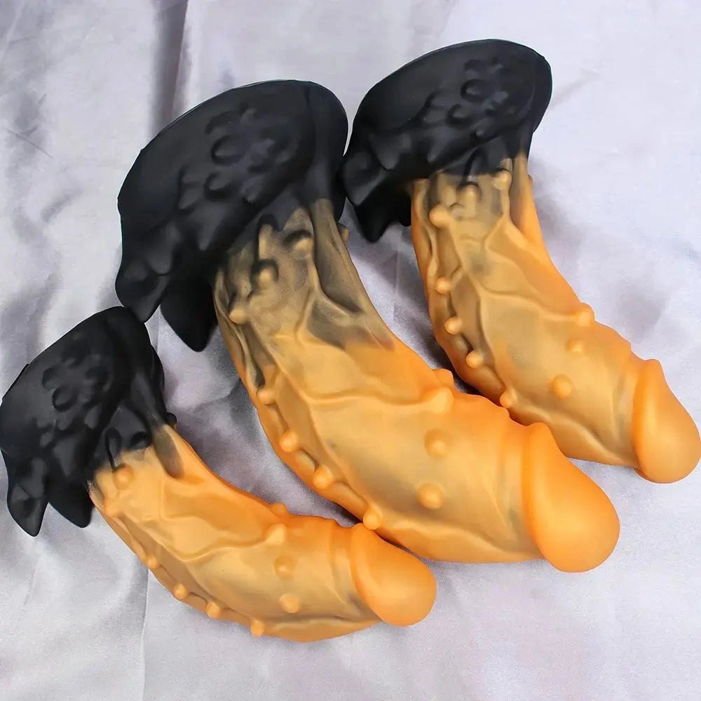 Spiked thick silicone dildo, photo 10