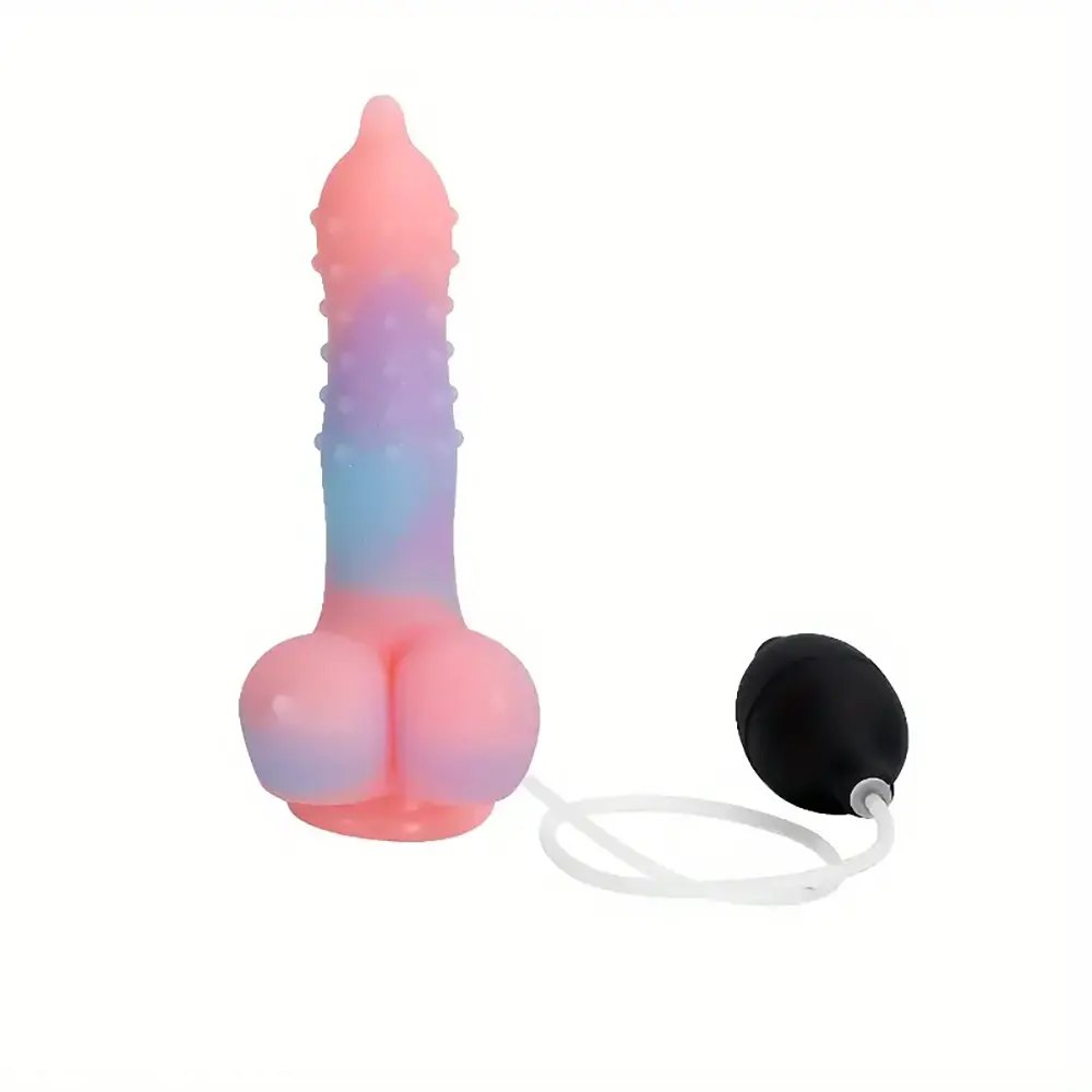 Ombre spiky fantasy dildo, photo 2