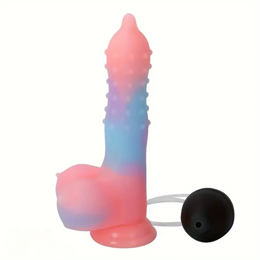 Ombre spiky fantasy dildo, photo 3