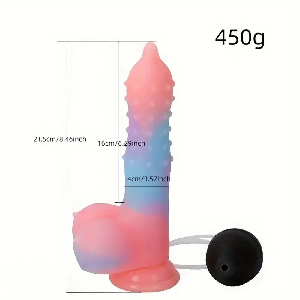 Ombre spiky fantasy dildo, photo 6