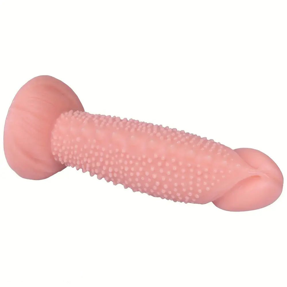 Spiky textured pvc dildo, photo 12