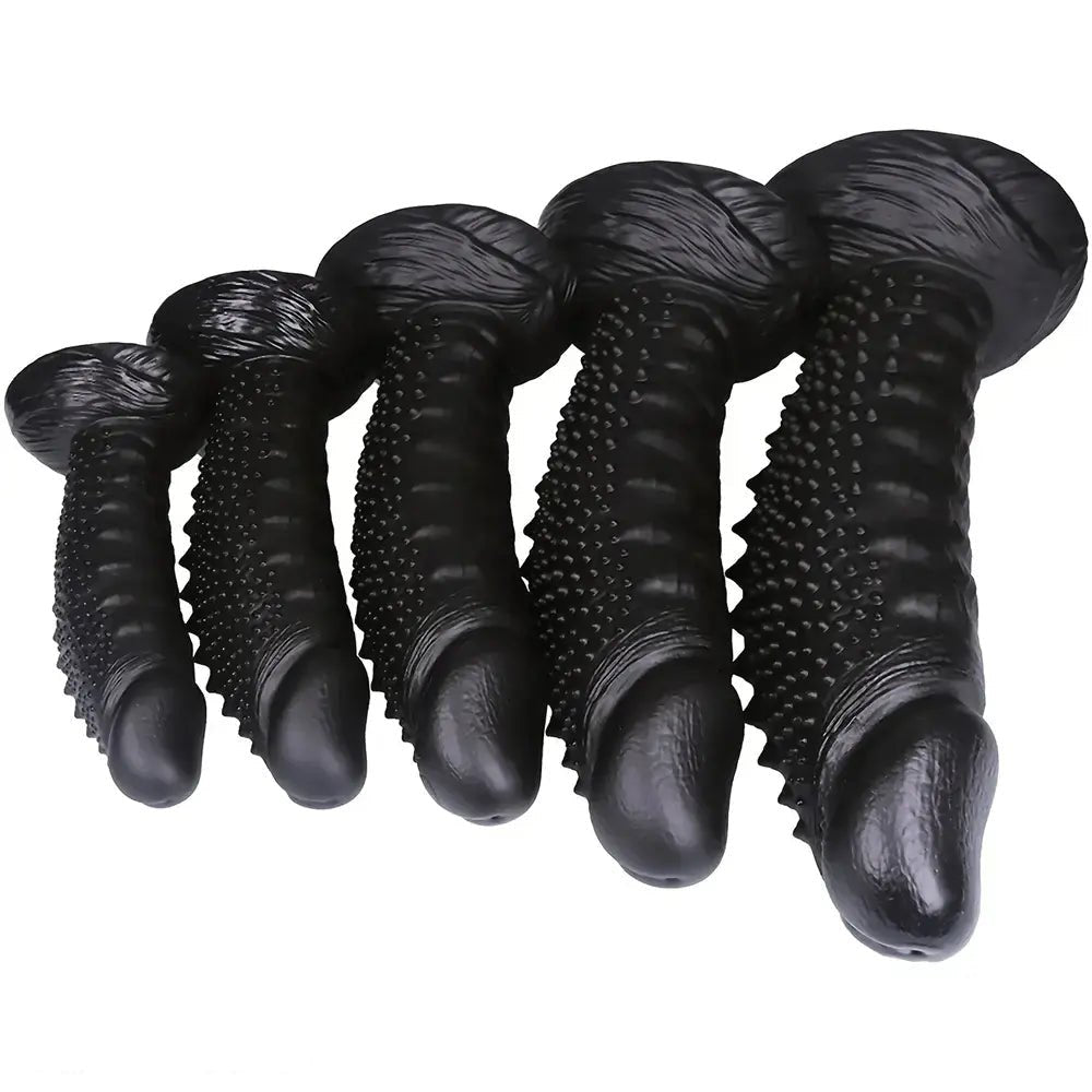 Spiky textured pvc dildo, photo 2