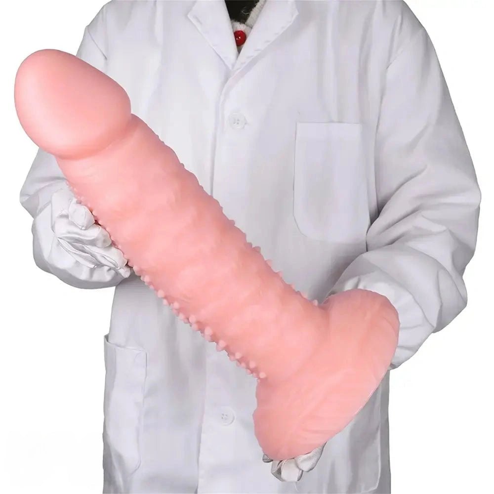 Spiky textured pvc dildo, photo 3