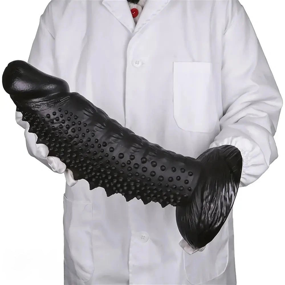 Spiky textured pvc dildo, photo 4