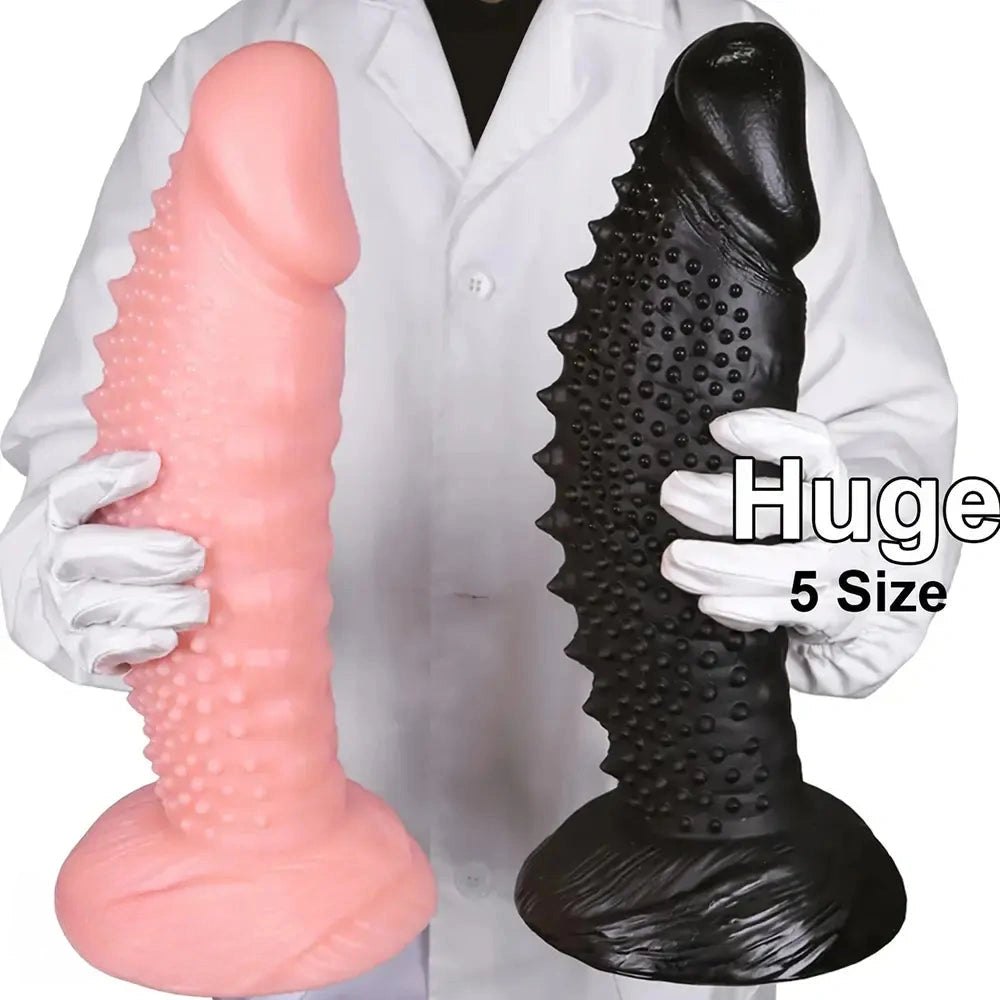 Spiky textured pvc dildo, photo 5