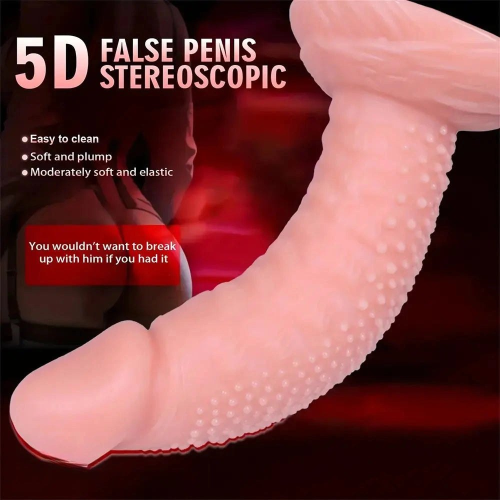 Spiky textured pvc dildo, photo 9