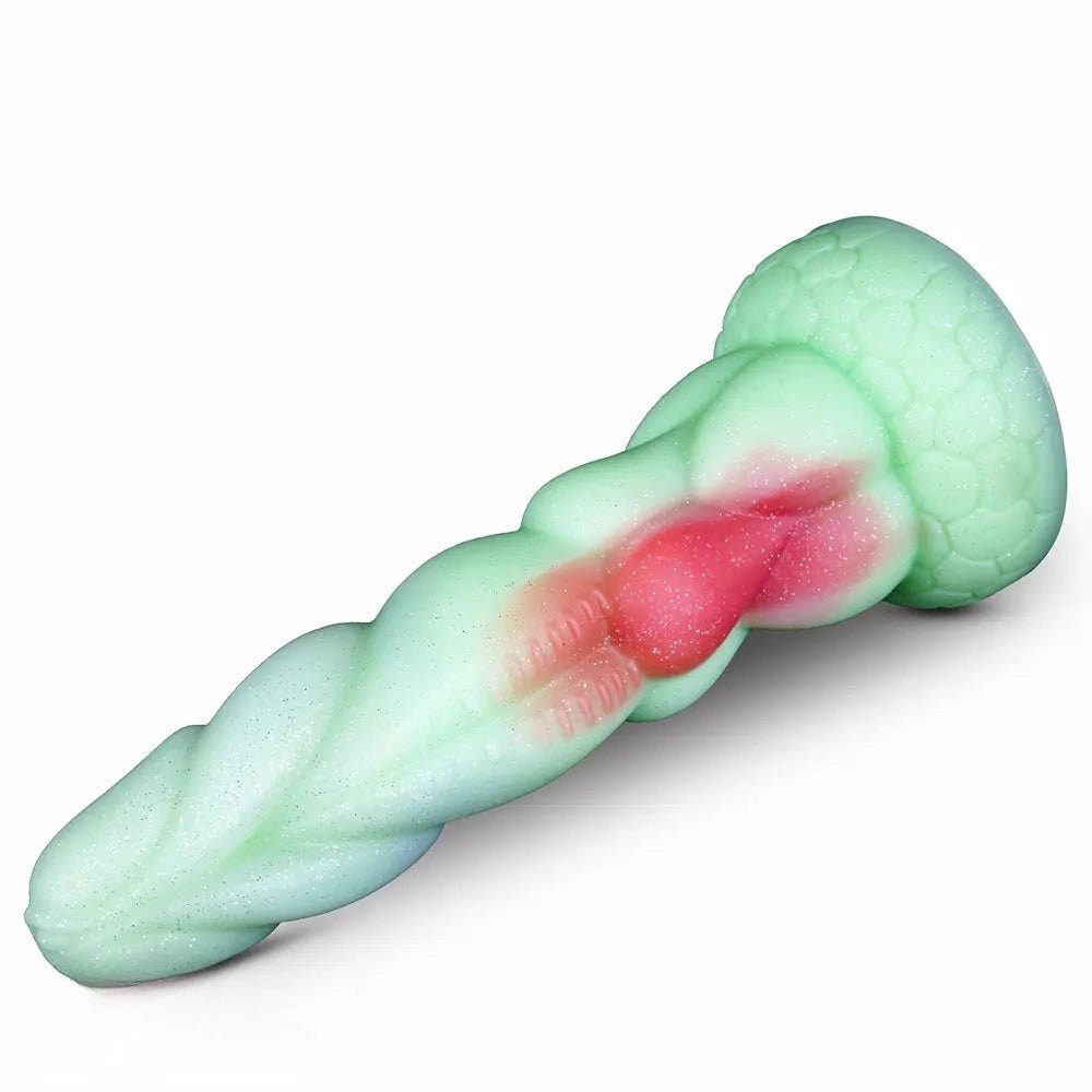 Green spiral alien dildo, photo 2