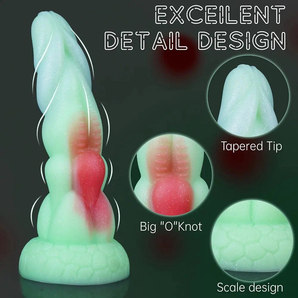 Green spiral alien dildo, photo 6
