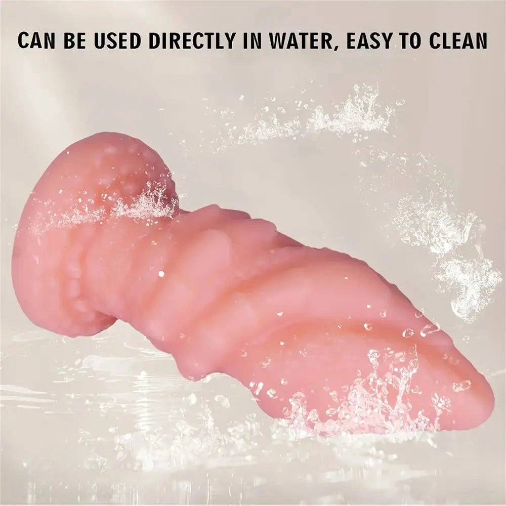 Spiral textured pvc anal plug, photo 7
