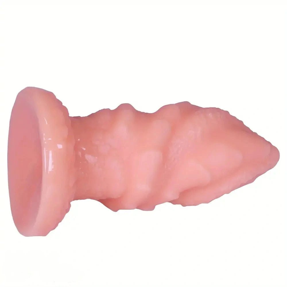 Spiral textured pvc anal plug, photo 9