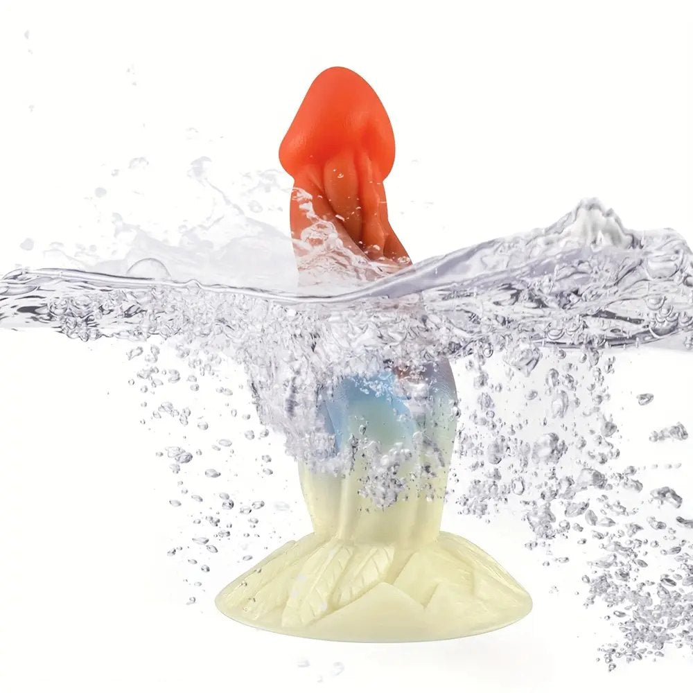 Gradient silicone spiral fantasy dildo, photo 8