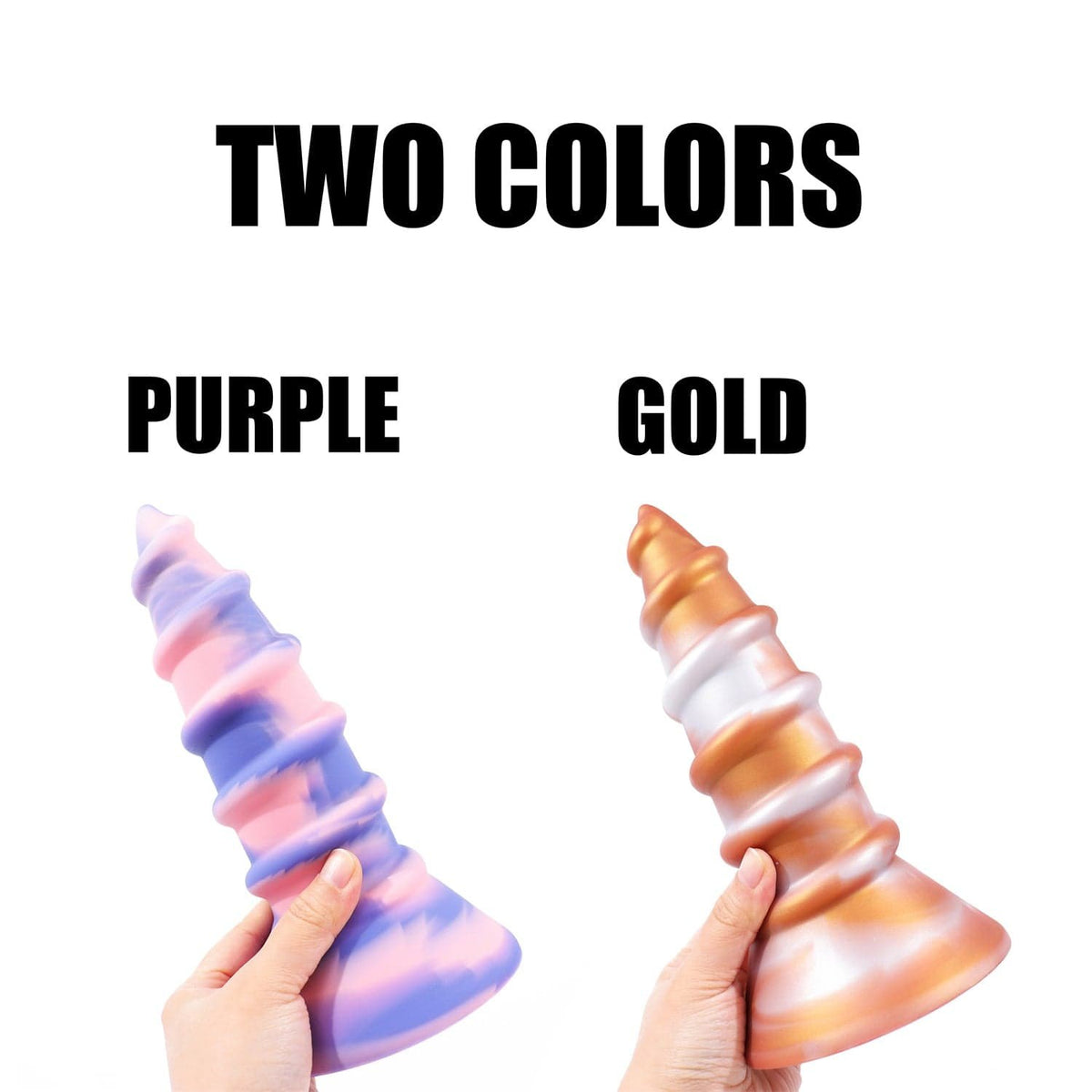 Spiral screw-shaped silicone anal plug with suction cup base, photo 8