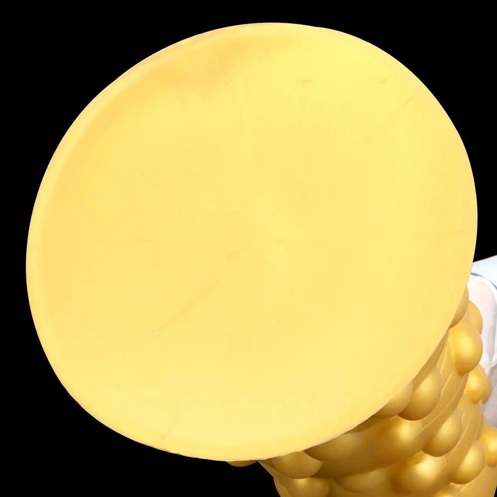 Gold spiral spiked anal dildo, photo 15