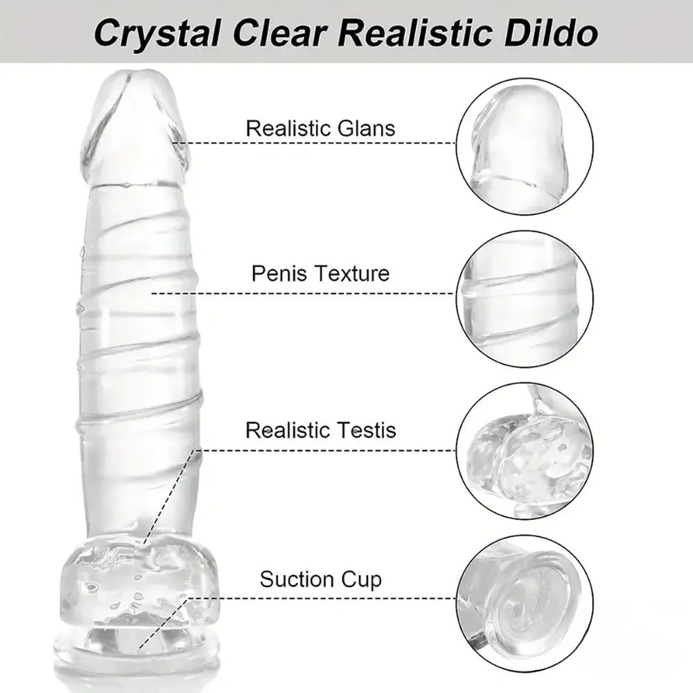 Spiral texture suction cup dildo, photo 6