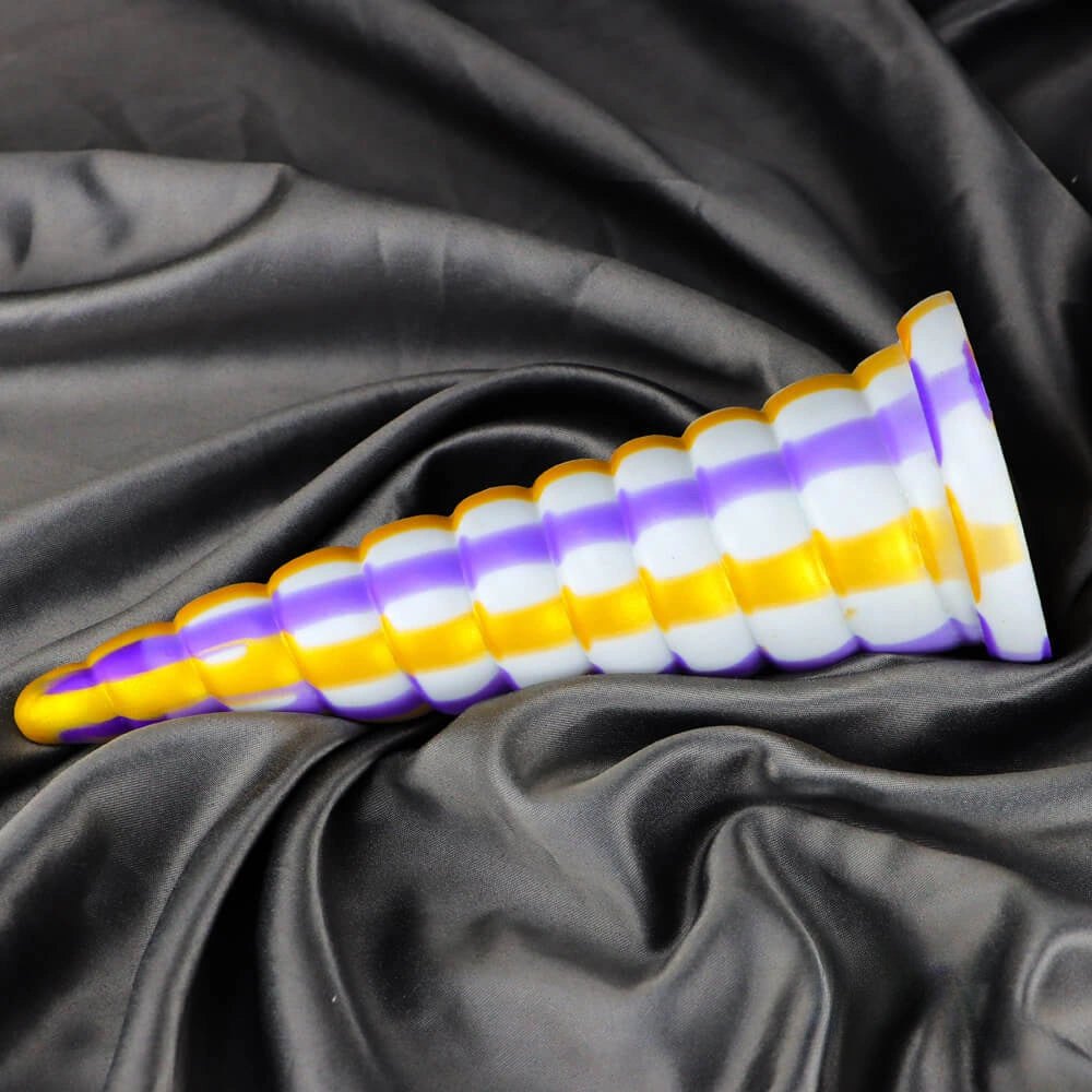 Multicolor spiral tentacle fantasy dildo, photo 8