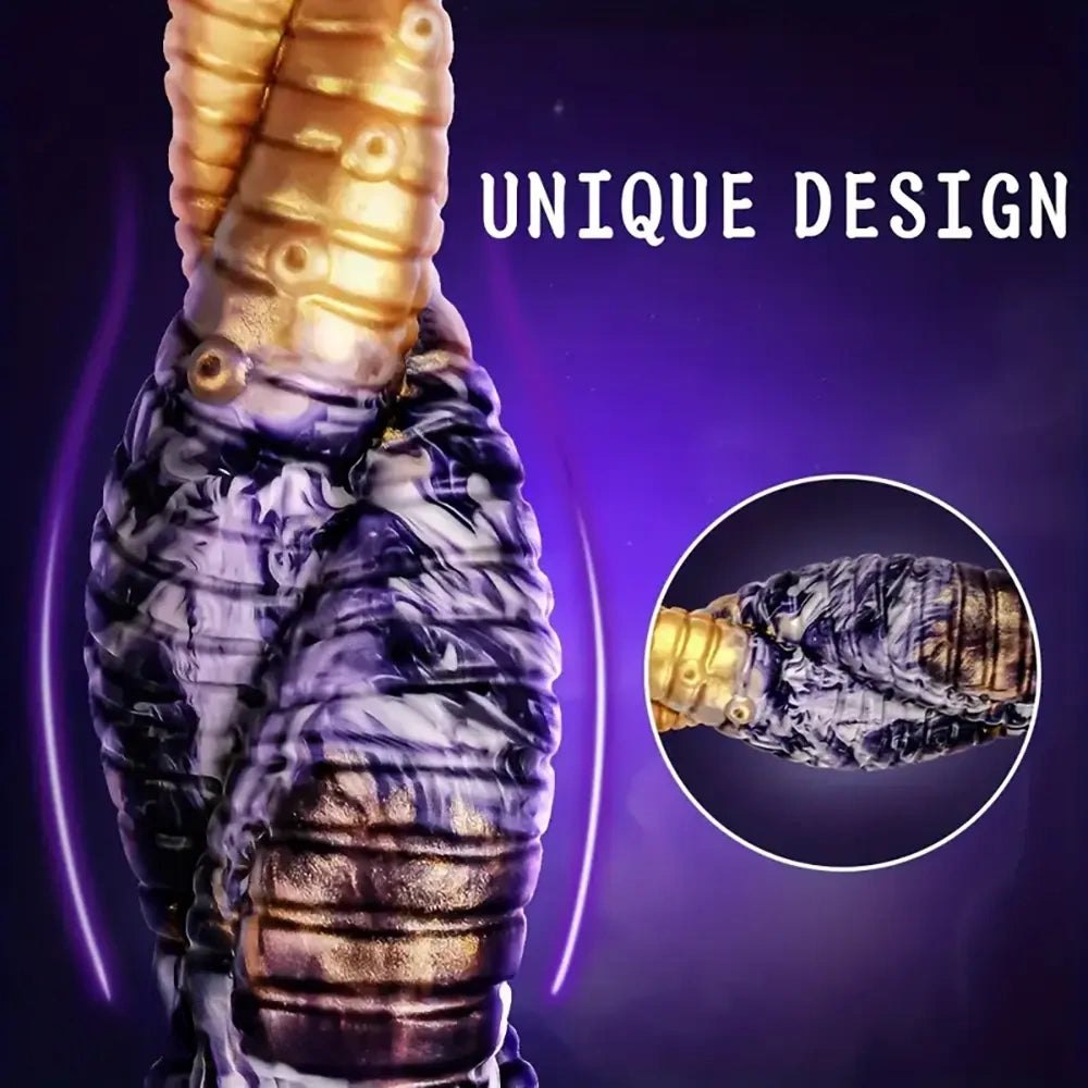 Spiral tentacle fantasy silicone dildo, photo 2