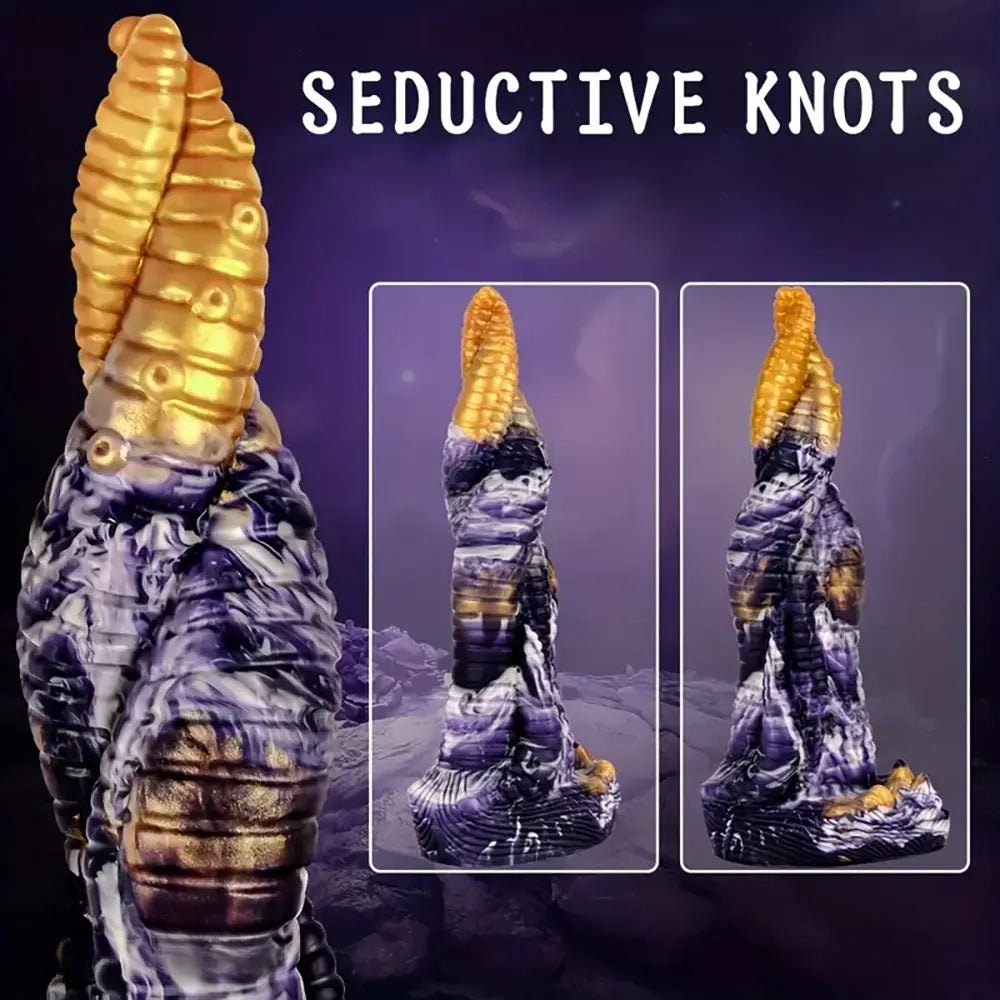 Spiral tentacle fantasy silicone dildo, photo 3