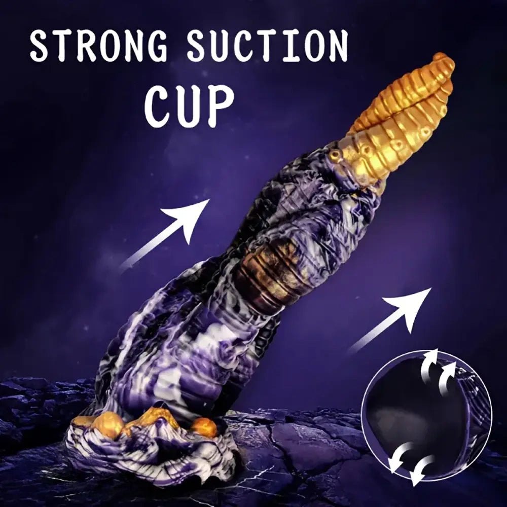 Spiral tentacle fantasy silicone dildo, photo 5