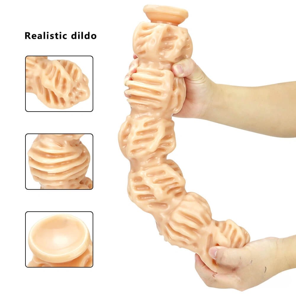 Spiral texture pvc dildo, photo 12