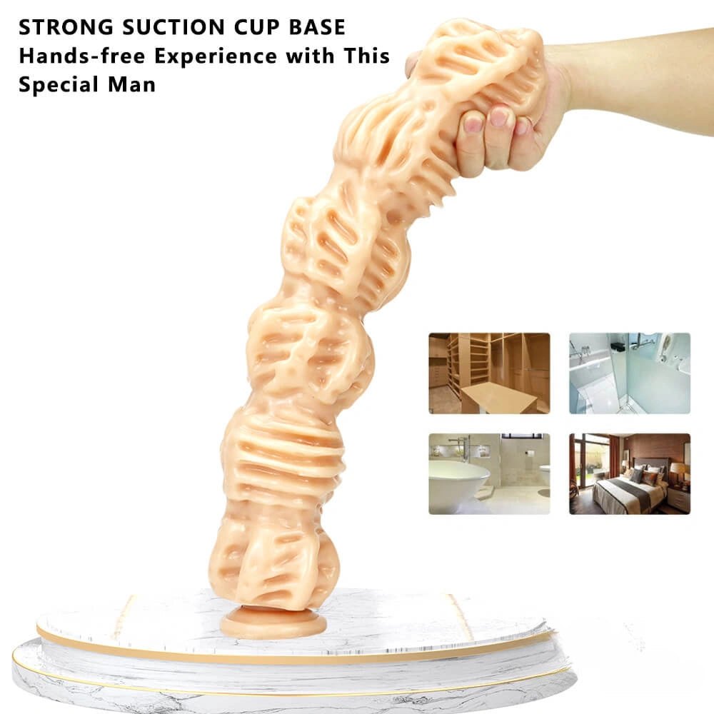 Spiral texture pvc dildo, photo 13