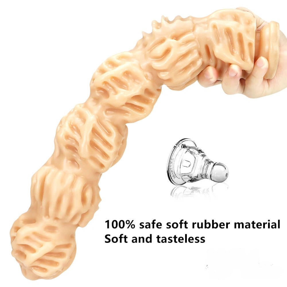 Spiral texture pvc dildo, photo 14