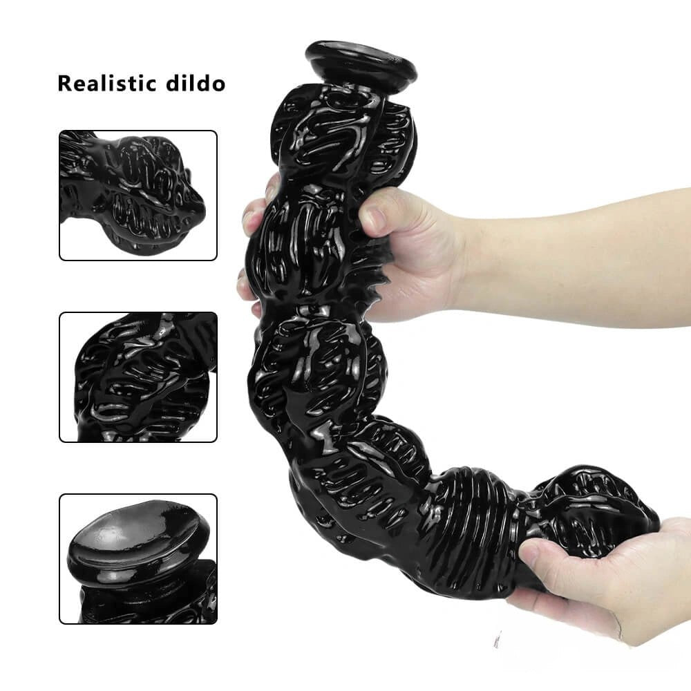 Spiral texture pvc dildo, photo 2