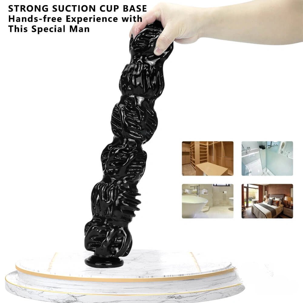 Spiral texture pvc dildo, photo 3