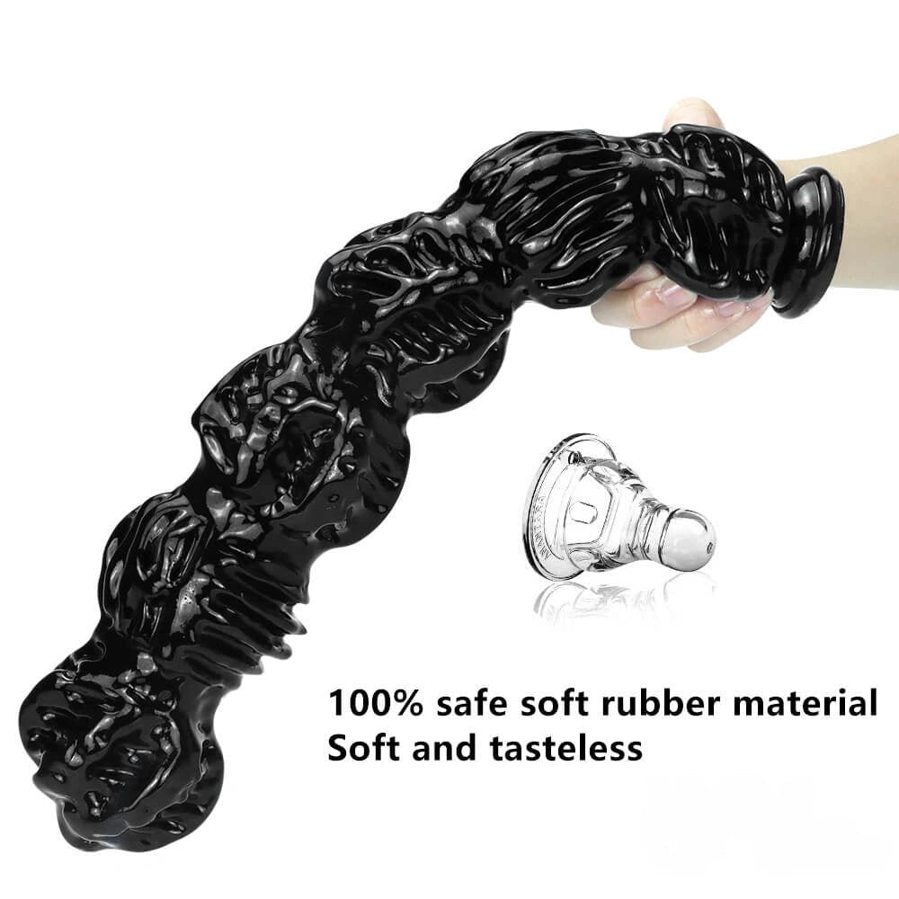 Spiral texture pvc dildo, photo 4