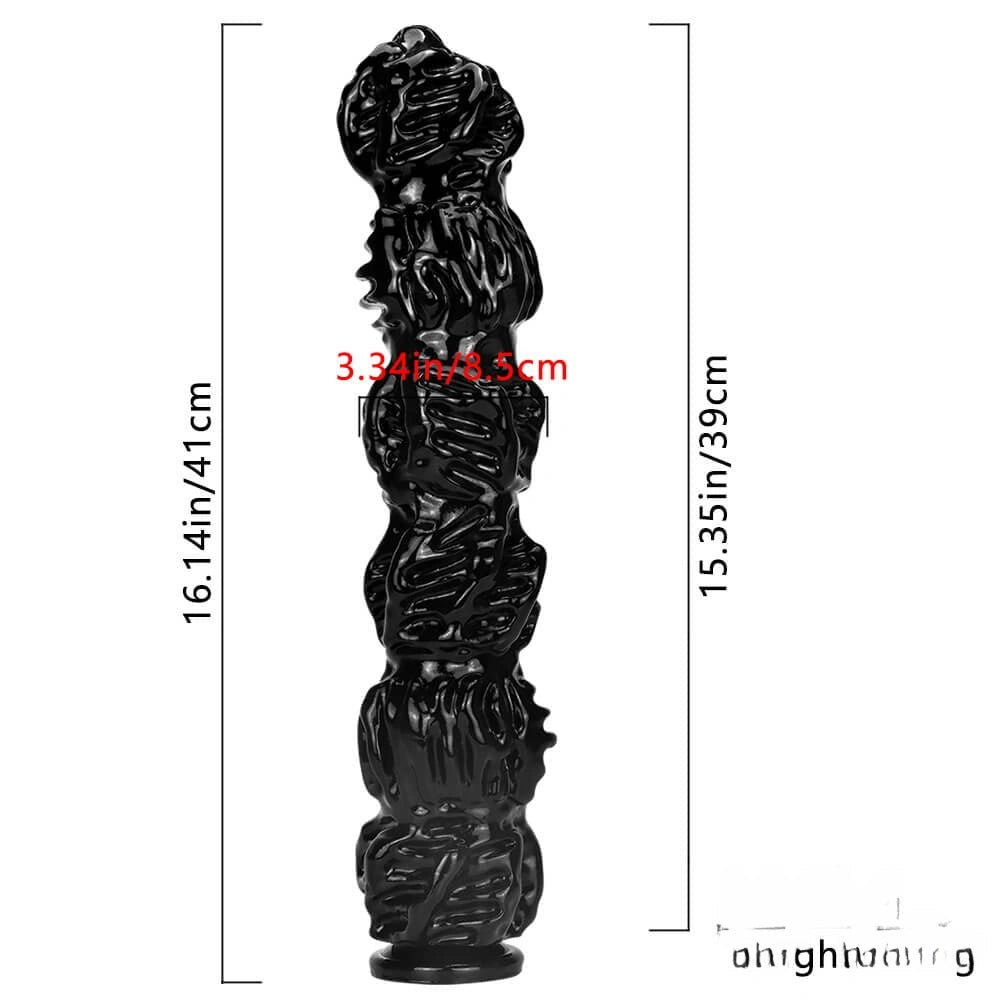 Spiral texture pvc dildo, photo 7