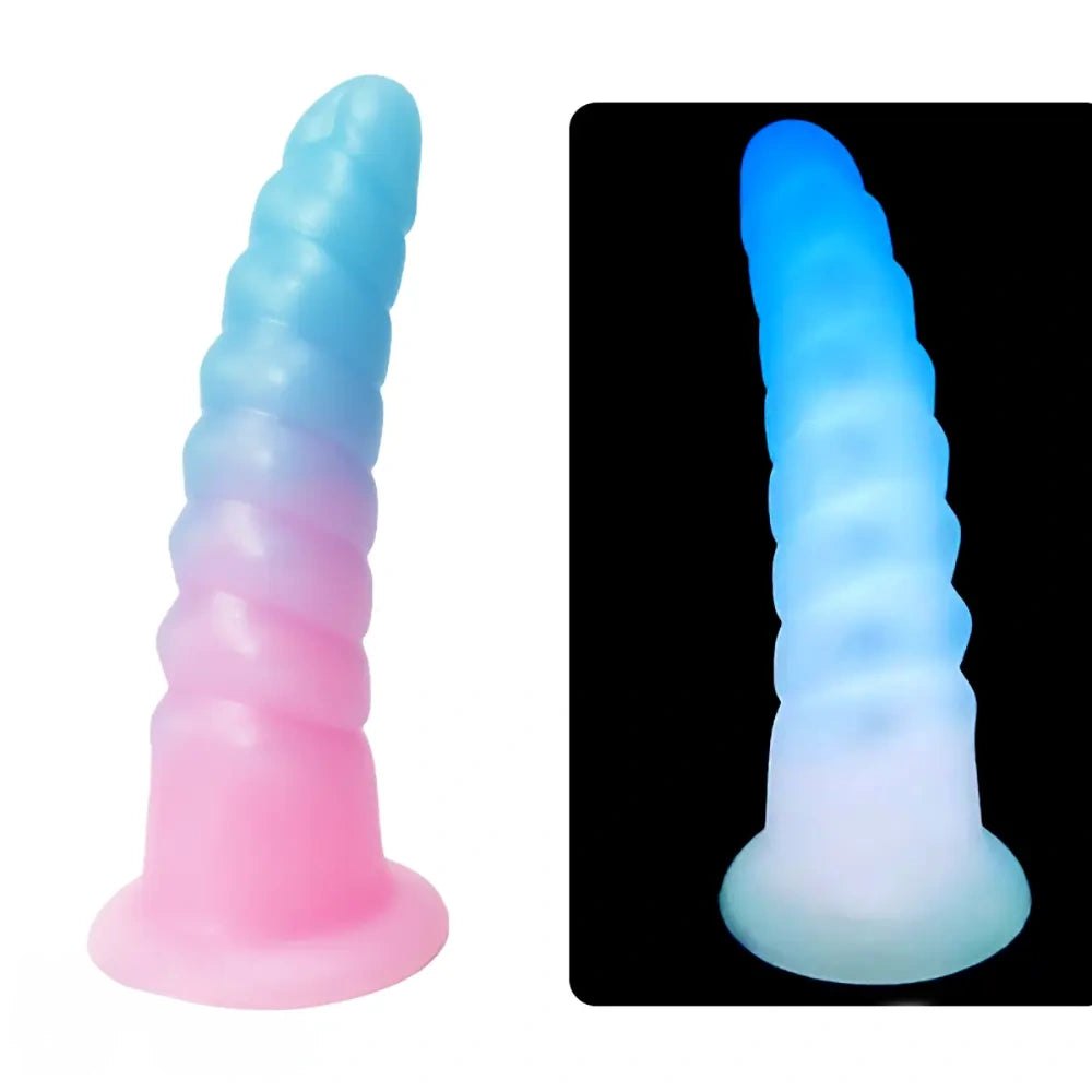 Spiral fantasy silicone dildo, photo 13