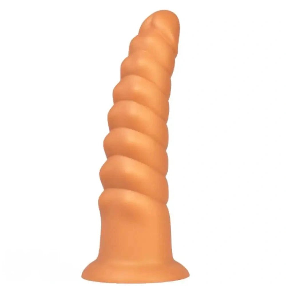 Spiral fantasy silicone dildo, photo 14