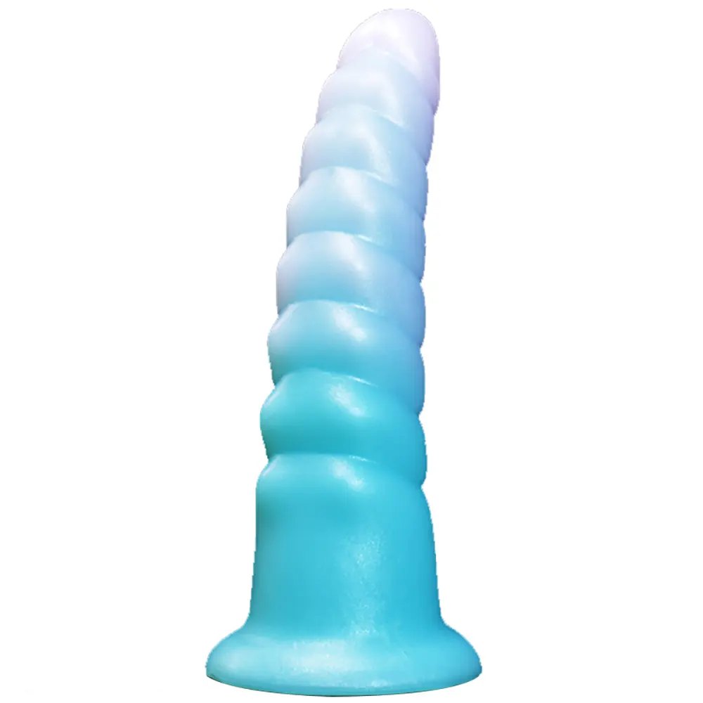 Spiral fantasy silicone dildo, photo 3