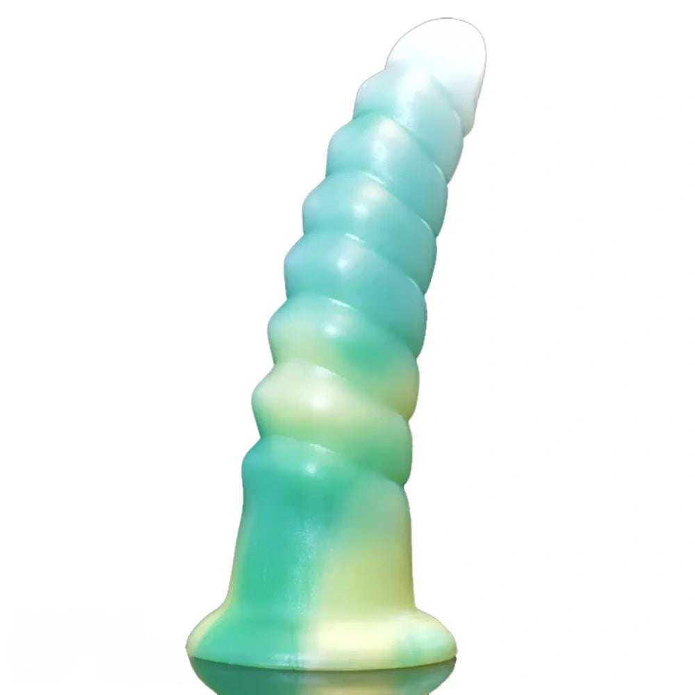 Spiral fantasy silicone dildo, photo 4