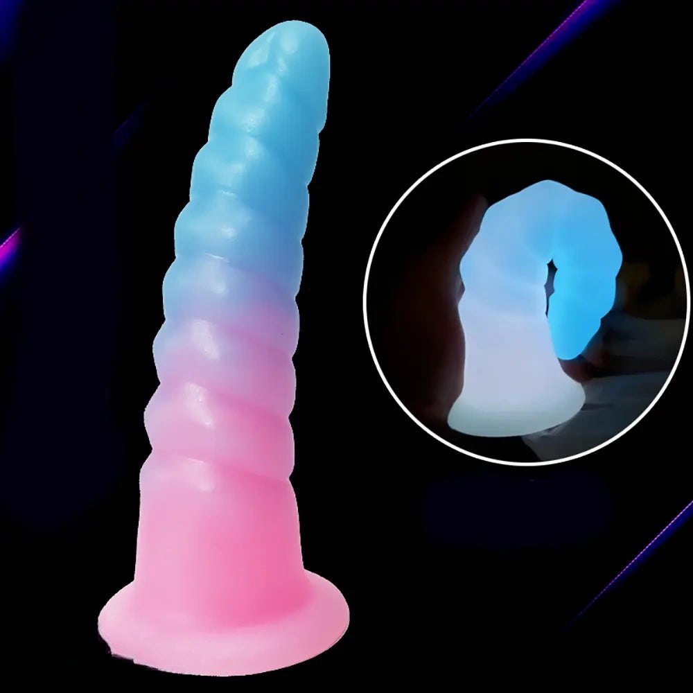 Spiral fantasy silicone dildo, photo 5
