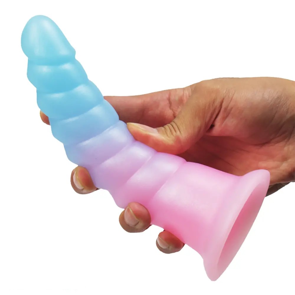 Spiral fantasy silicone dildo, photo 8
