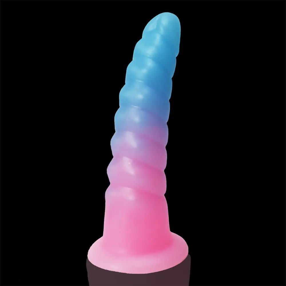 Spiral fantasy silicone dildo, photo 9