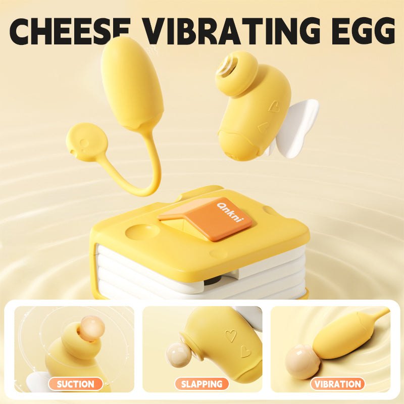 Yellow detachable suction and vibration massager, photo 5