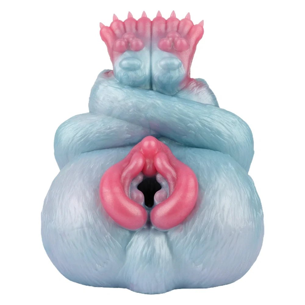 Blue leopard furry fantasy masturbator, photo 4