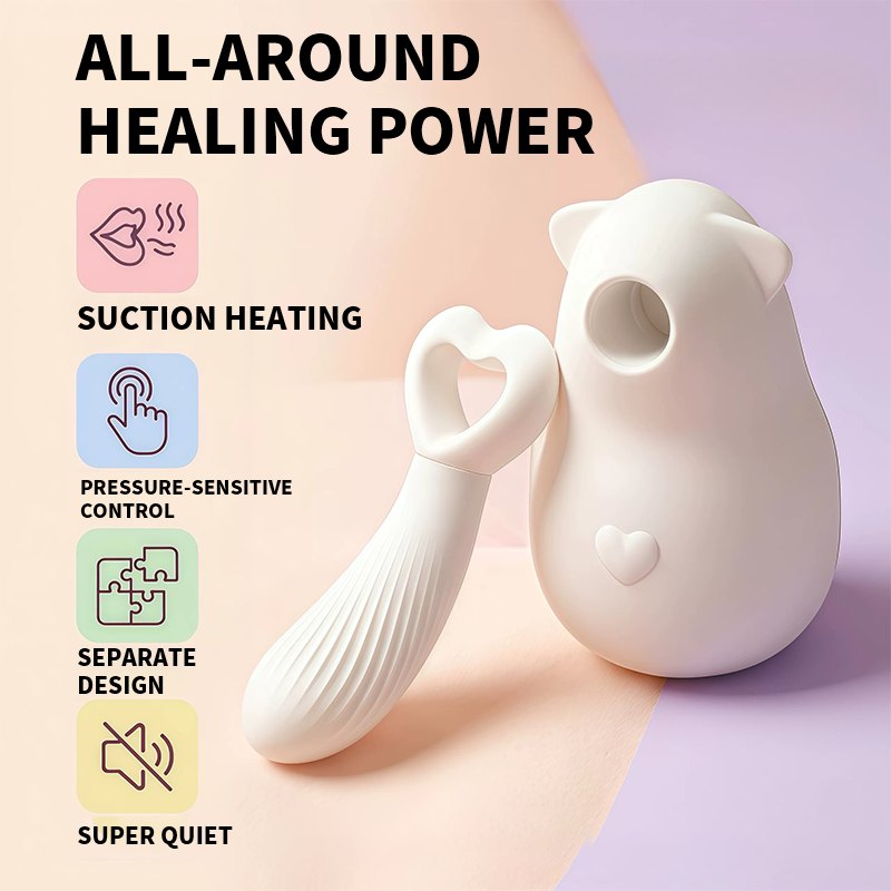 Squirrel-shaped 2-in-1 heated suction and vibrating wand, photo 2